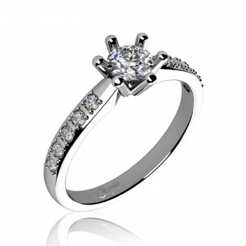 COUPLE zásnubný prsteň, Veľkosť prsteňa 59 | Kód: 6860085-0-48-1