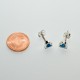 NM LOE004 silber Ohrringe Herz mit Opale