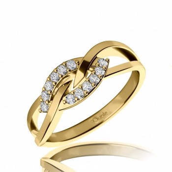 COUPLE zásnubný prsteň, Veľkosť prsteňa 59 | Kód: 6810087-0-51-1