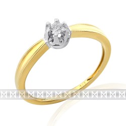 GEMS 381-2075 prsteň s briliantom
